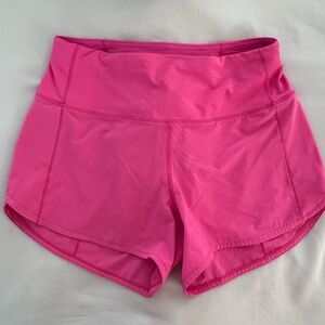lululemon athletica Bright Pink Athletic Shorts